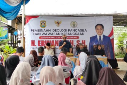 Erwansyah Gelar Pembinaan Ideologi Pancasila dan Wawasan Kebangsaan di Sukabumi Indah